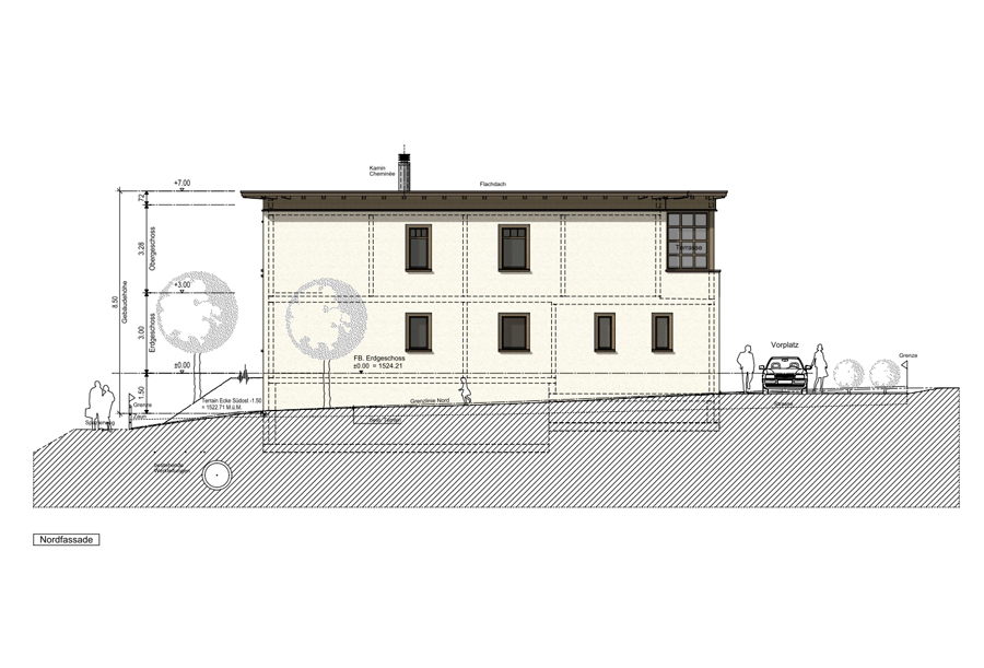 7. BG-GR_FA Januar 2009 _ Nordfassade